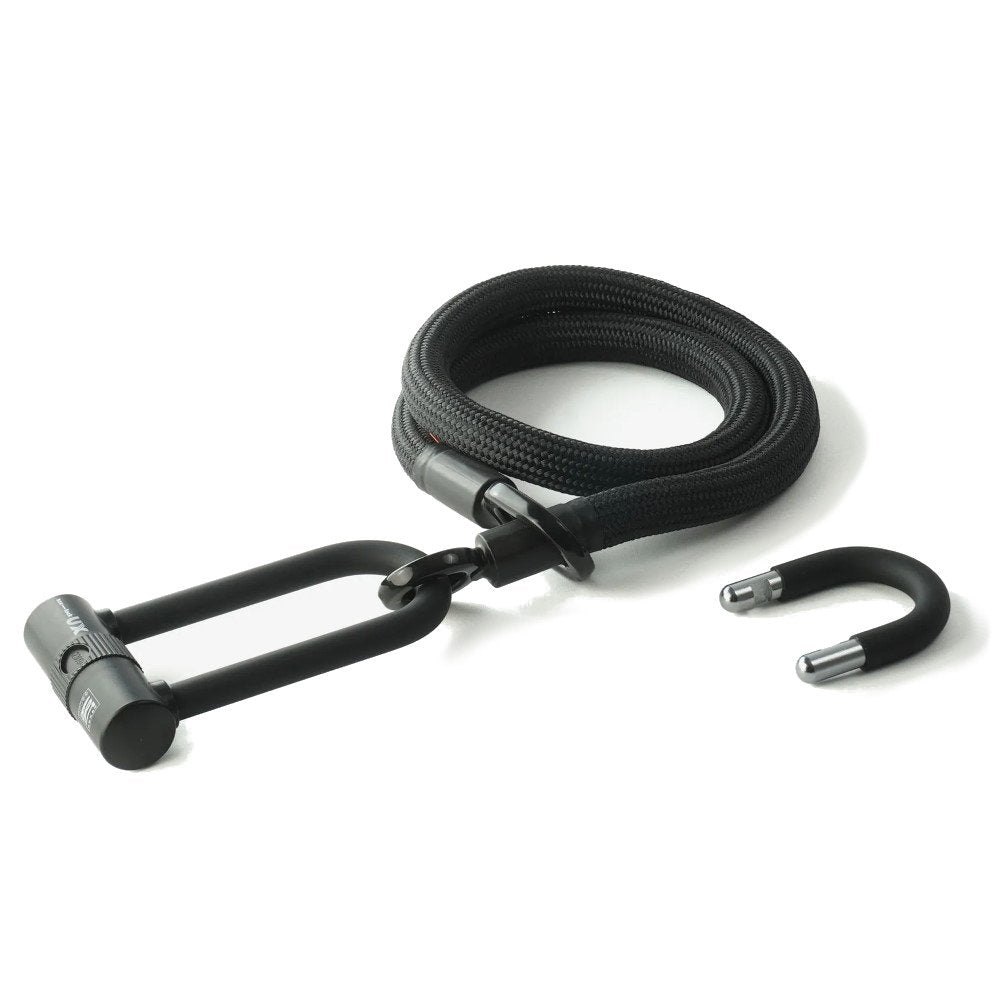 Tex-Lock Öse M schwarz + U-Schloss + X-Schloss